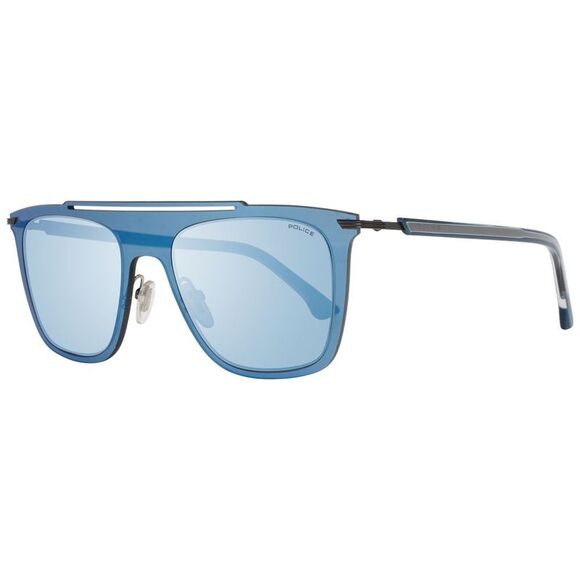 Police Blue Plastic Men's Sunglasses